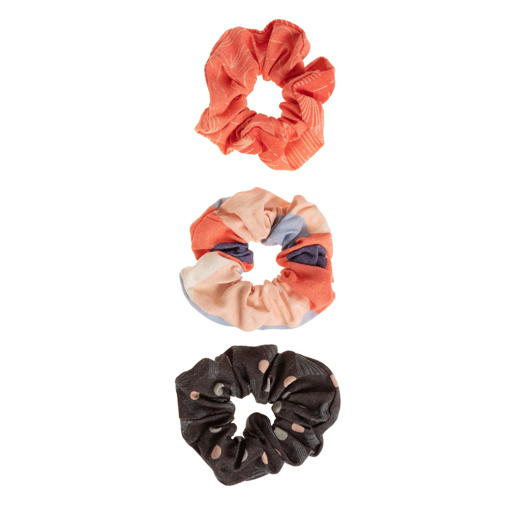 Goody Tru X Hola Lou Collab Ouchless Standard Size Printed Scrunchies 3 ct