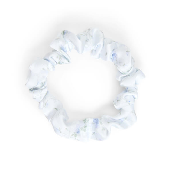 Goody x LoveShackFancy Satin Skinny Scrunchies - 5ct - Everblooming Rosettes and English Ivy Water Lily
