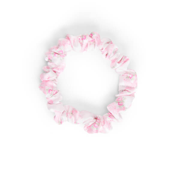 Goody x LoveShackFancy Satin Skinny Scrunchies - 5ct - Rosa Beaux and English Ivy Pink