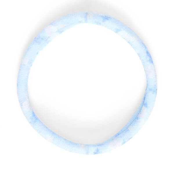 Goody x LoveShackFancy Seamless Elastics - 10ct - Everblooming Rosettes and English Ivy Blue