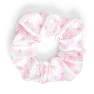 Goody x LoveShackFancy Satin Scrunchies - 3ct - Rosa Beaux and English Ivy Pink
