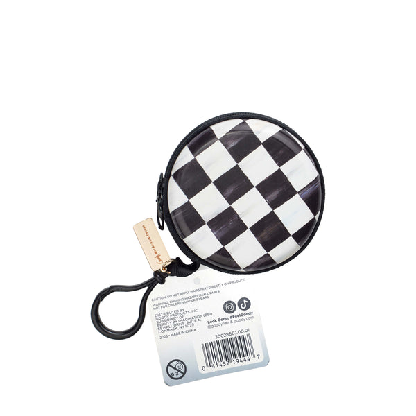 MacKenzie-Childs x Goody Elastics Pouch - Courtly Check, 15ct