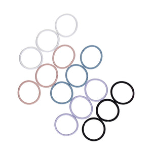 MacKenzie-Childs x Goody Elastics Pouch - Rosy Check, 15ct