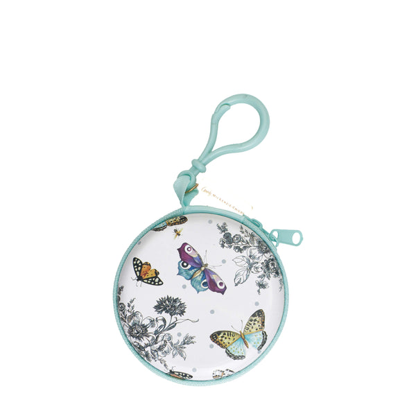 MACKENZIE-CHILDS　蝶の小物入れ MacKenzie-Childs x Goody Elastics Pouch - Butterfly Toile, 15ct