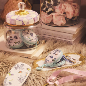 MacKenzie-Childs x Goody Elastics Pouch - Butterfly Toile, 15ct