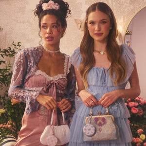 MacKenzie-Childs x Goody Elastics Pouch - Butterfly Hill, 15ct