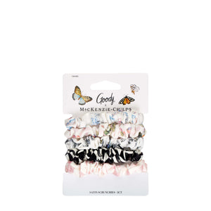 MacKenzie-Childs x Goody Satin Skinny Scrunchies, 5ct