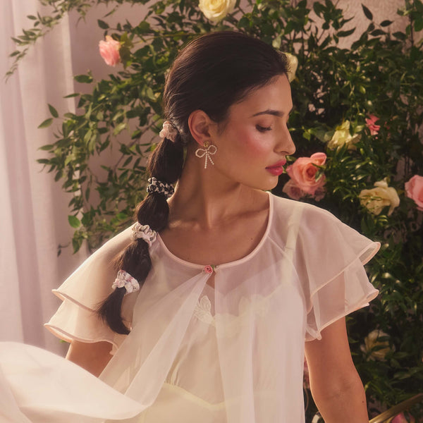 MacKenzie-Childs x Goody Satin Skinny Scrunchies, 5ct