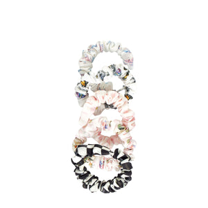 MacKenzie-Childs x Goody Satin Skinny Scrunchies, 5ct