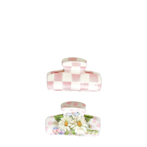 MacKenzie-Childs x Goody Medium Claw Clips - Pink Multi, 2ct