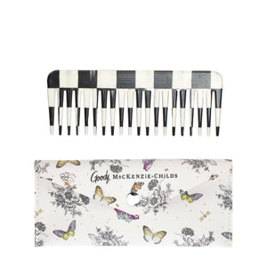 MacKenzie-Childs x Goody Comb & Travel Case - Black Multi