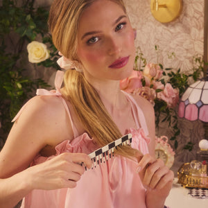 MacKenzie-Childs x Goody Comb & Travel Case - Black Multi