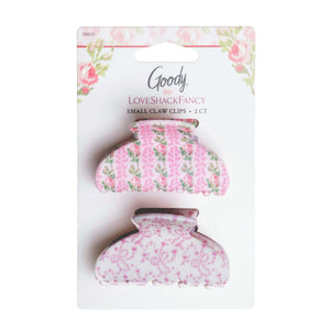 Goody x LoveShackFancy Small Claw Clip - Blooming Heirloom and Coquette Bow - 2ct