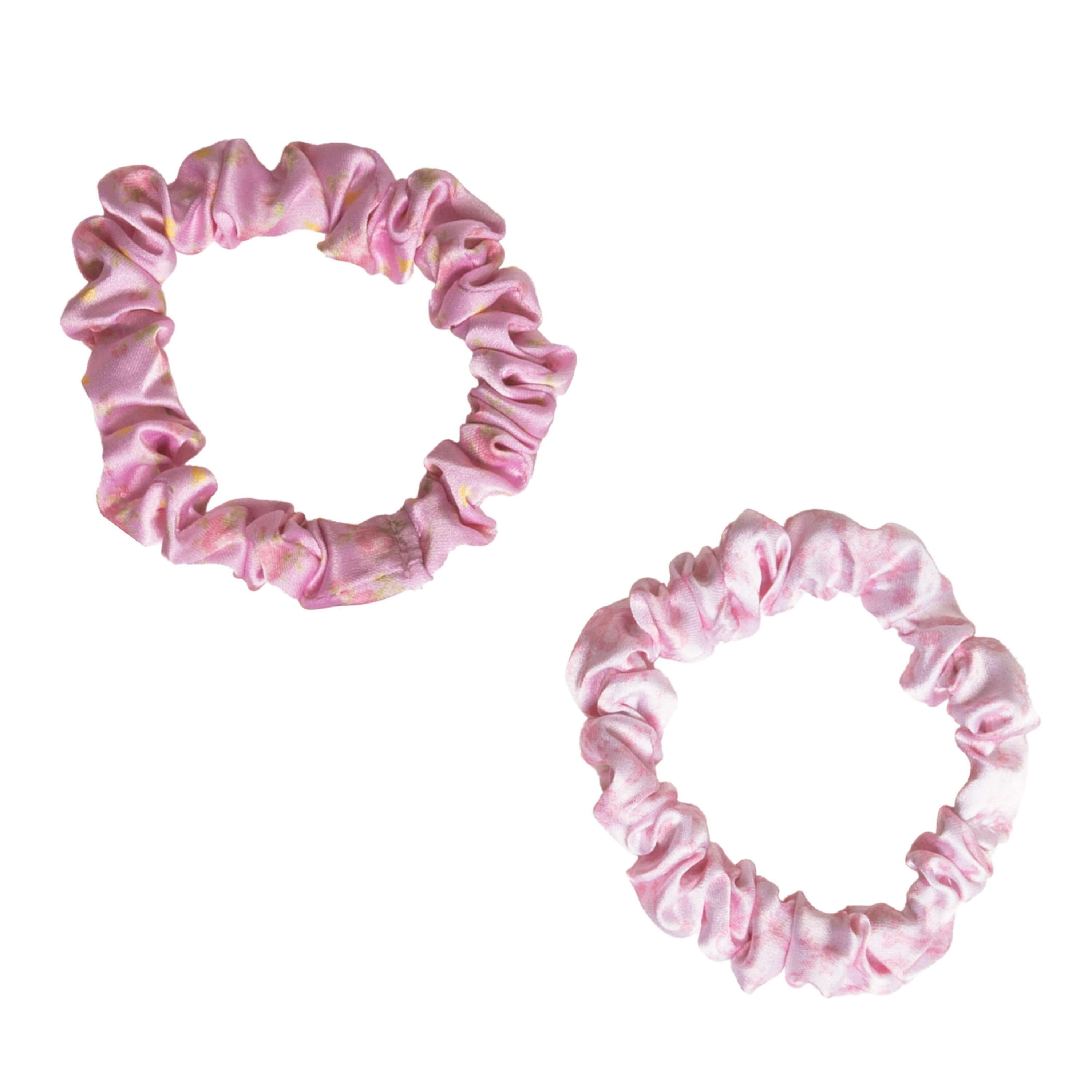 Goody x LoveShackFancy Satin Scrunchies - Ikat Rose & Coquette Bow - 5