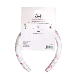 Goody x LoveShackFancy Padded Satin Headband - Ribbon Rosa - 1ct
