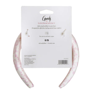Goody x LoveShackFancy Padded Satin Headband - Coquette Bow - 1ct