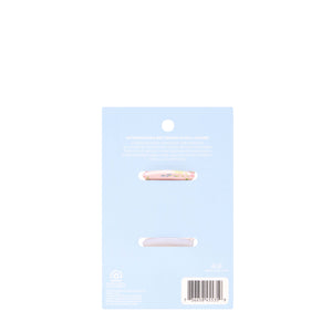 Wet Brush × Hill House Small Claw Clips, 2ct - Pink Bluebonnet Floral/Shell