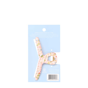Wet Brush × Hill House Fabric Wrapped Claw Clip - Pink Bluebonnet Floral