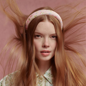 Wet Brush × Hill House Puffy Headband - Pink Bluebonnet Floral