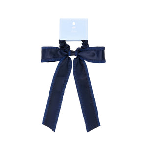 Wet Brush × Hill House Ruffle Bow Scrunchie - Navy