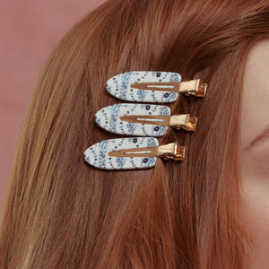 Wet Brush × Hill House Printed Floral Creaseless Clips, 4ct