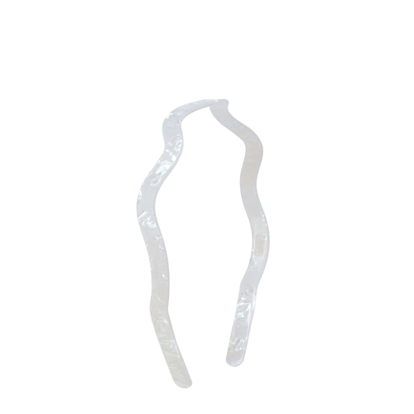 Wet Brush × Hill House Wavy Headband - White Shell