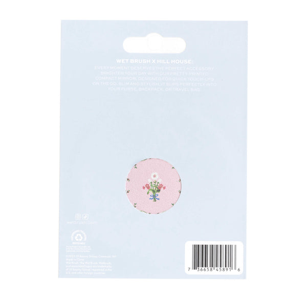 Wet Brush® x Hill House Pink Trellis Compact Mirror