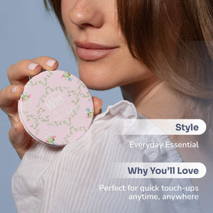 Wet Brush® x Hill House Pink Trellis Compact Mirror
