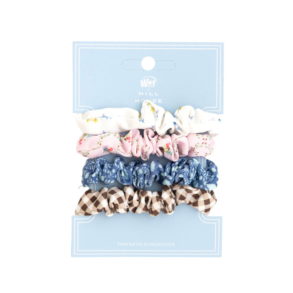 Wet Brush x Hill House Skinny Satin Scrunchies - 4ct