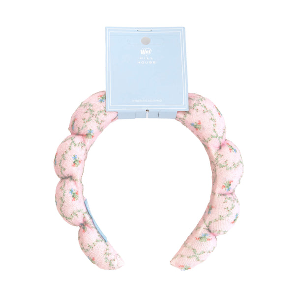 Wet Brush x Hill House Puffy Scalloped Headband - Pink Trellis