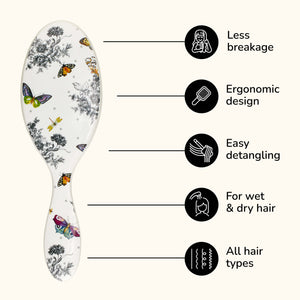 MacKenzie-Childs x Wet Brush Original Detangler - Butterfly Toile