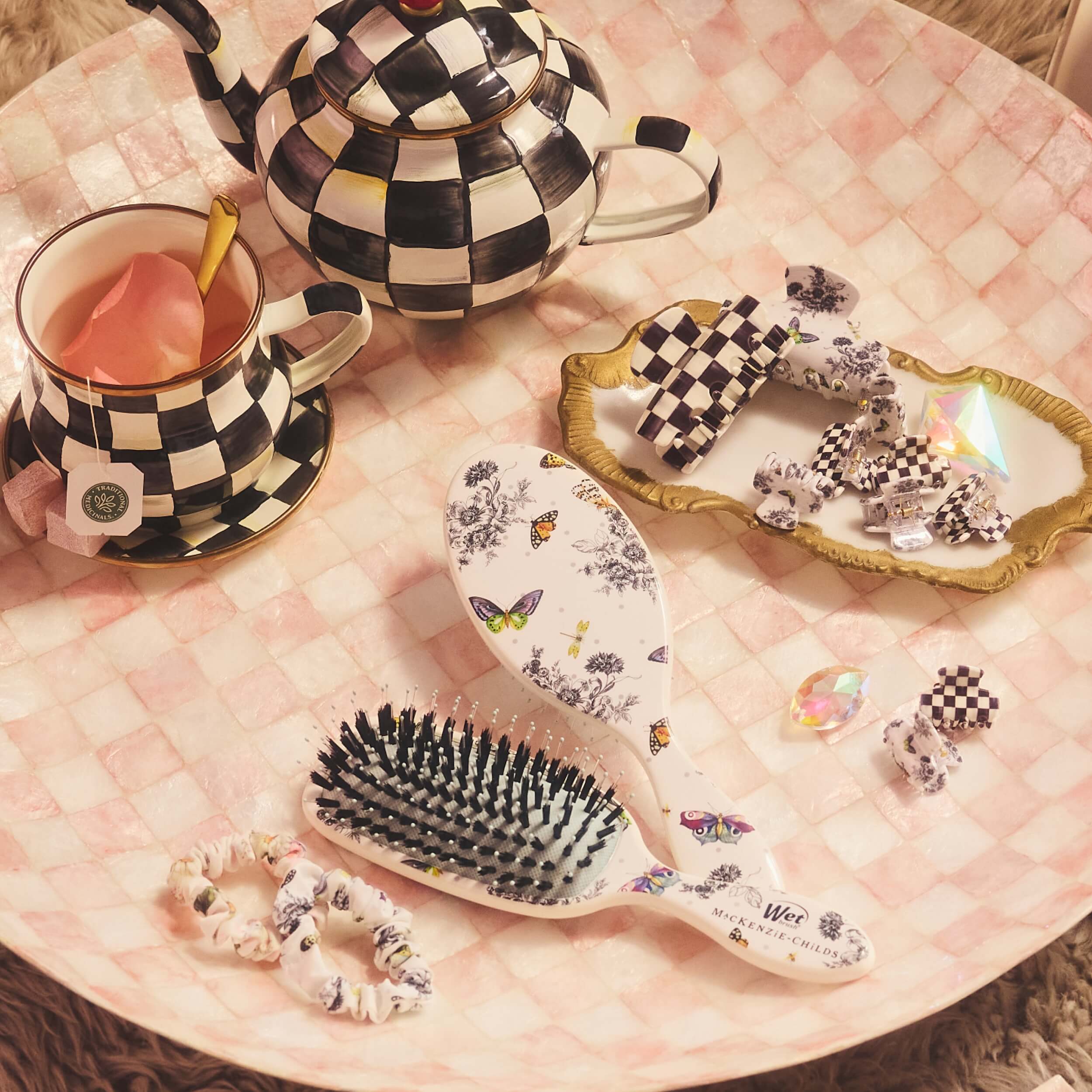 MacKenzie-Childs x Wet Brush Original Detangler - Butterfly Toile