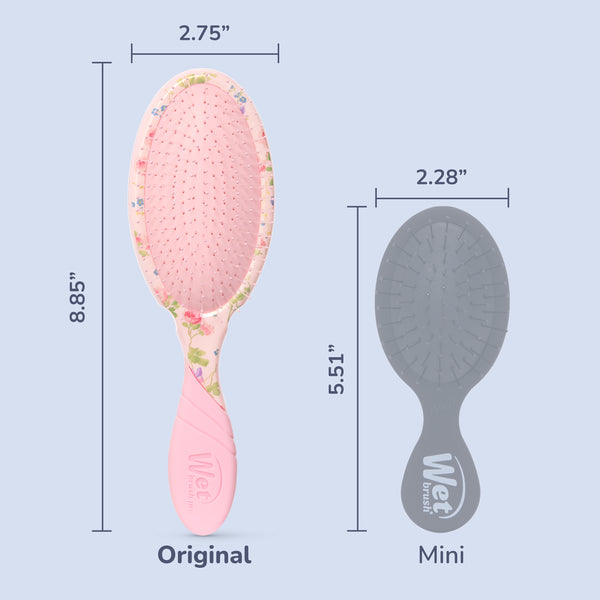 Wet Brush × Hill House Pro Original Detangler -  Pink Bluebonnet Floral