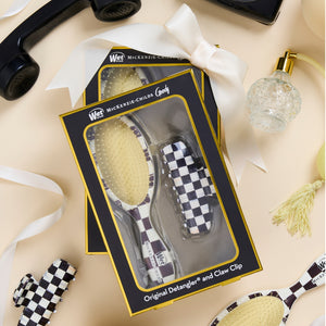 Wet Brush x Goody x MacKenzie-Childs Original Detangler & Claw Clip Set