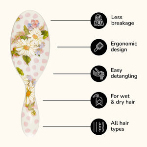 MacKenzie-Childs x Wet Brush Original Detangler - Wildflower Dot