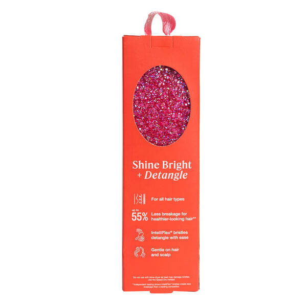 Pink Tie Affair Original Detangler - Hot Pink Glitter