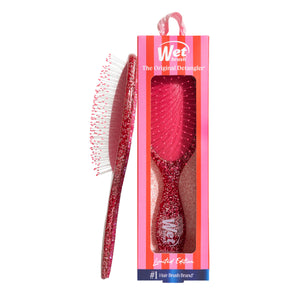 Pink Tie Affair Original Detangler - Hot Pink Glitter