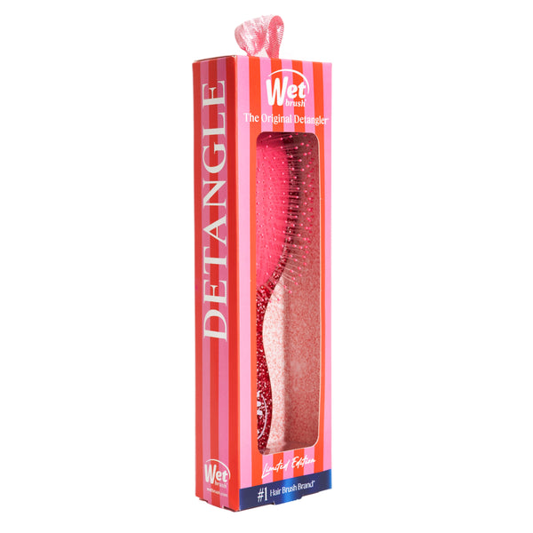 Pink Tie Affair Original Detangler - Hot Pink Glitter