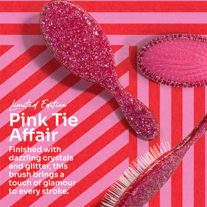 Pink Tie Affair Original Detangler - Hot Pink Glitter