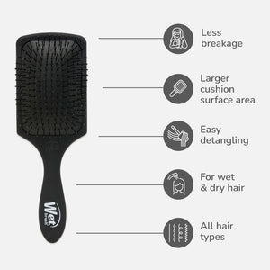 Paddle Detangler - Frost Black