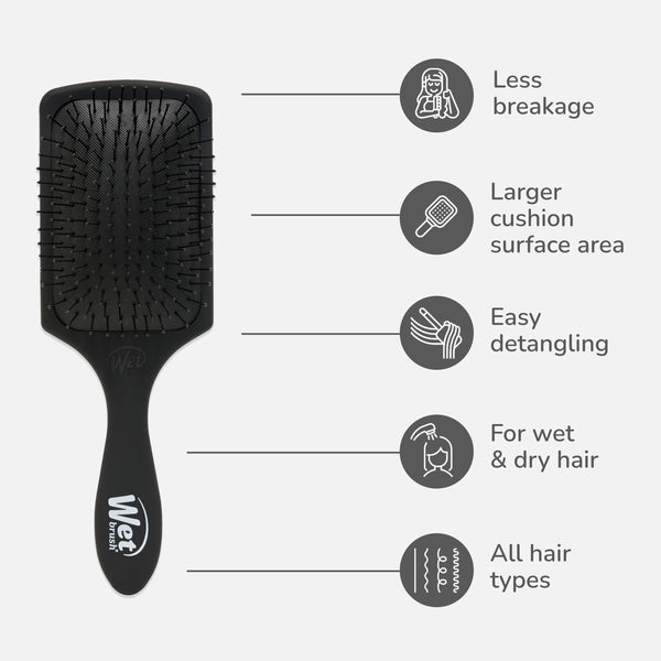 Paddle Detangler - Frost Black