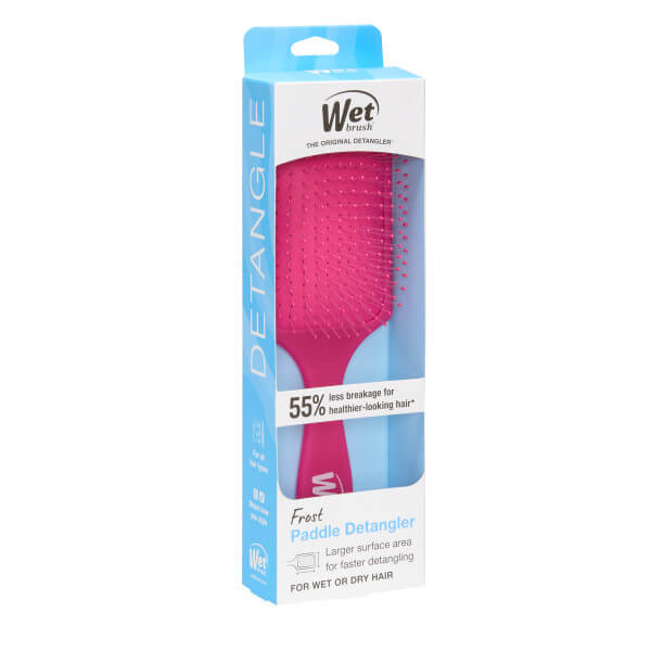 Paddle Detangler - Frost Pink