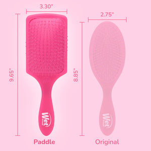 Paddle Detangler - Frost Pink