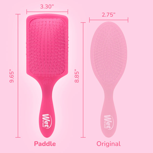 Paddle Detangler - Frost Pink