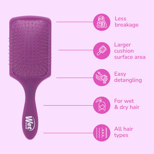 Paddle Detangler - Frost Purple
