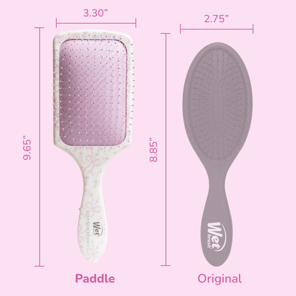 Wet Brush x LoveShackFancy Paddle Detangler - Coquette Bow