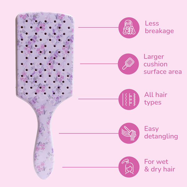 Wet Brush x LoveShackFancy Paddle Detangler - Happy Thoughts