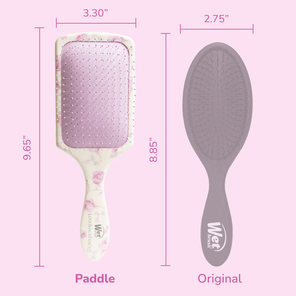Wet Brush x LoveShackFancy Paddle Detangler - Ribbon Rosa