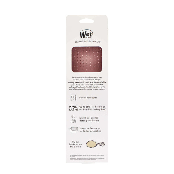 MacKenzie-Childs x Wet Brush Paddle Detangler - Rosy Check