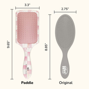 MacKenzie-Childs x Wet Brush Paddle Detangler - Rosy Check